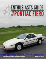 Enthusiasts Guide to the Pontiac Fiero